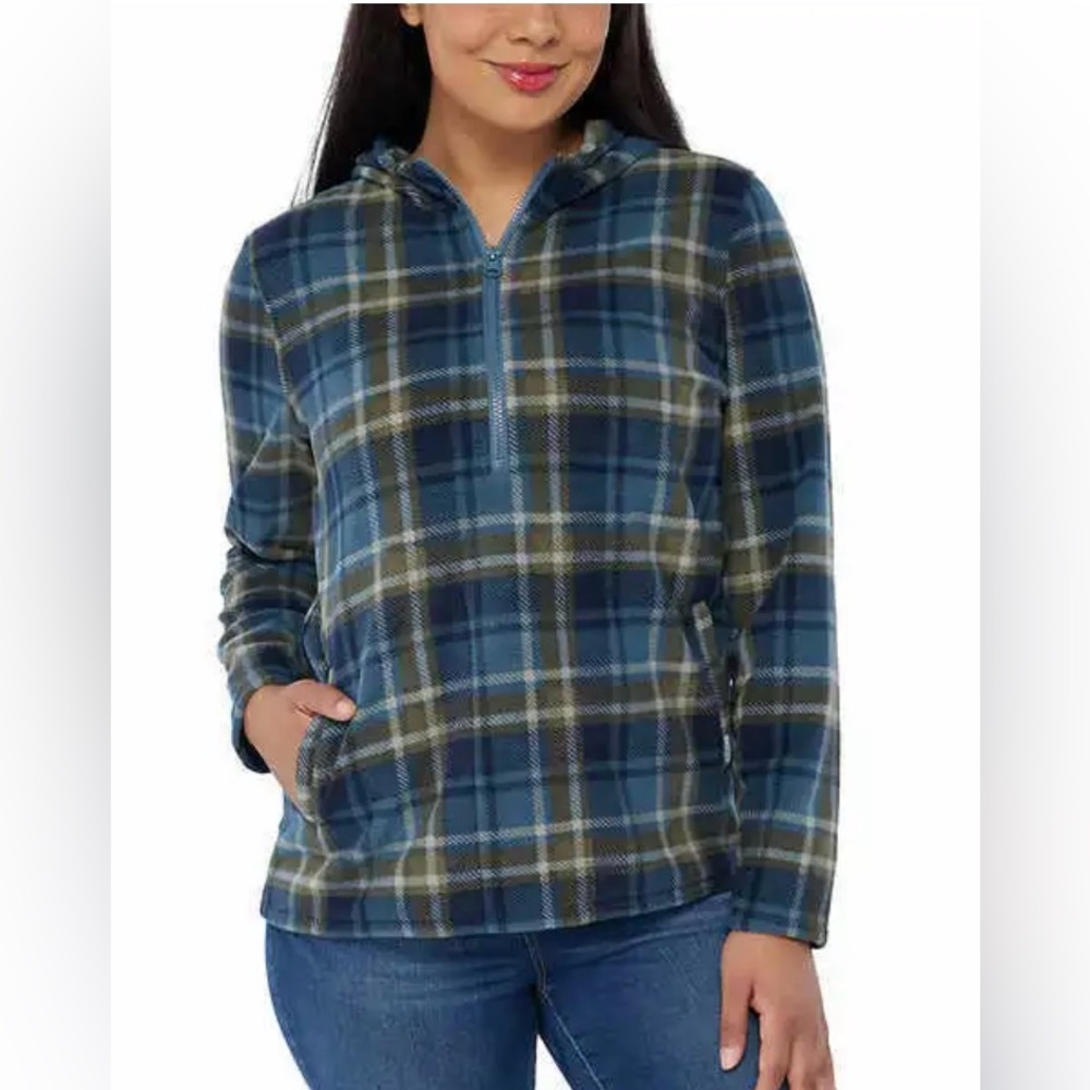 O’Neill Women Half Zip Fleece Hoodie Size- L